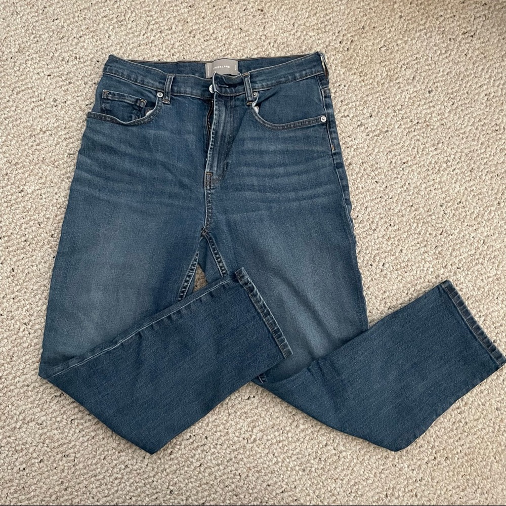 Everlane High Waisted Straight Jean